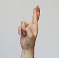 Number 10 shown with hand gesture